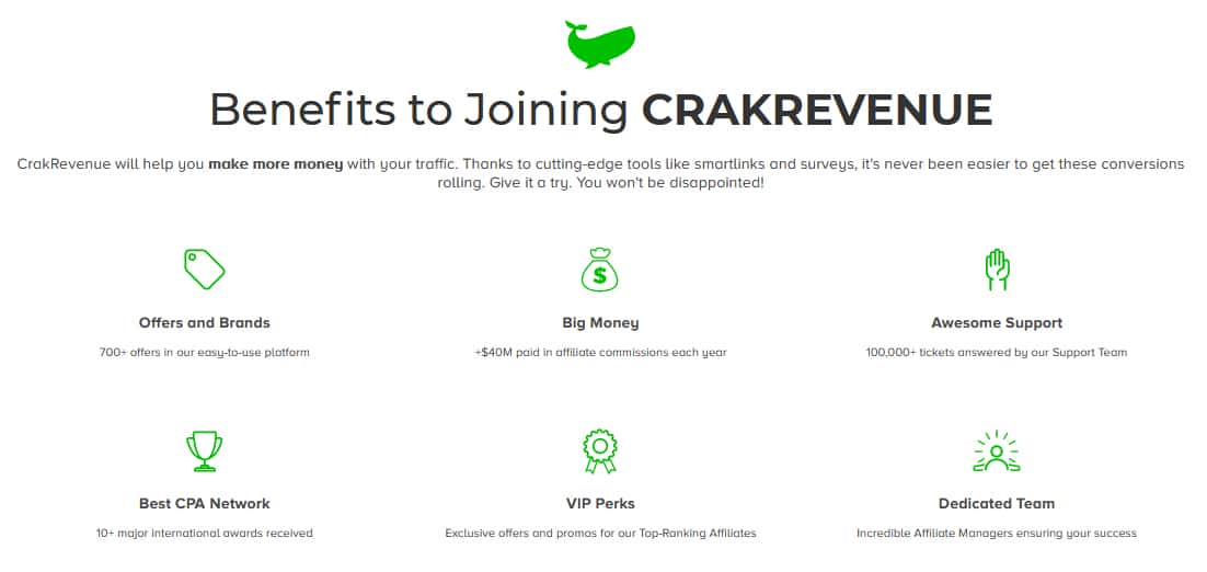 CrakRevenue Benefits