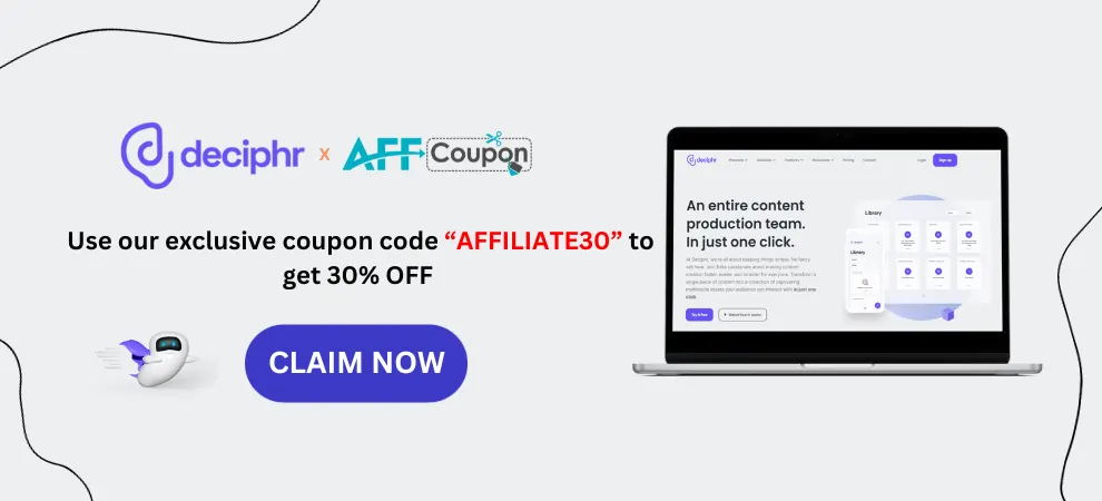 Deciphr AI Coupons Review