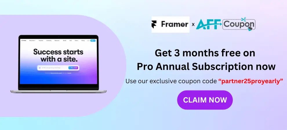 Framer Coupons Review