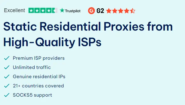 IProyal Static Residential proxies