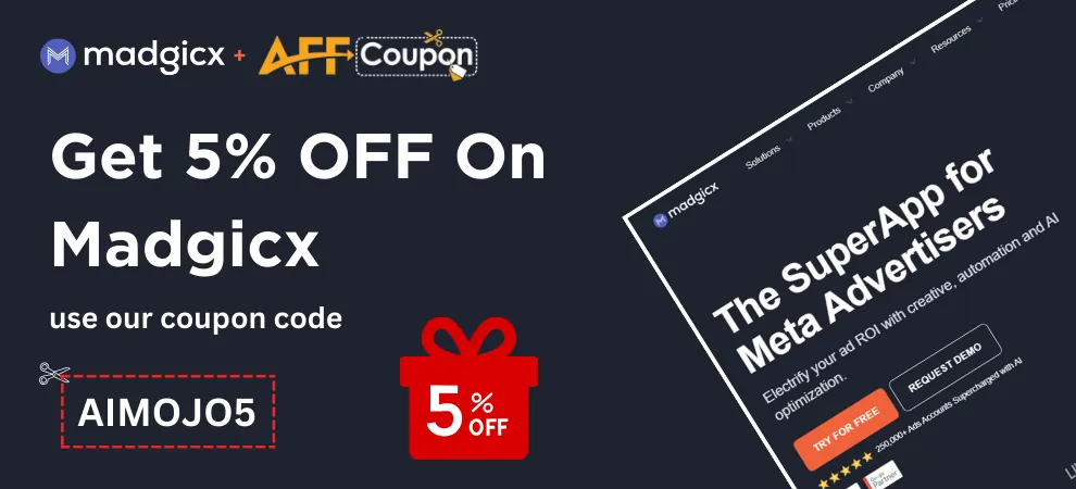 Get 25% Discount on Madgicx 1
